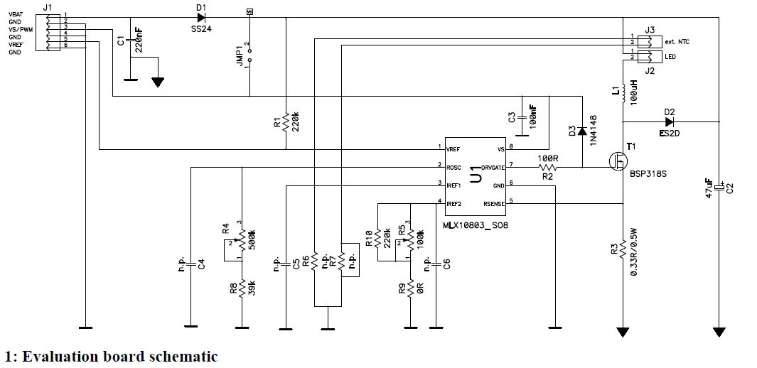 /Car LED light driver circuit diagram