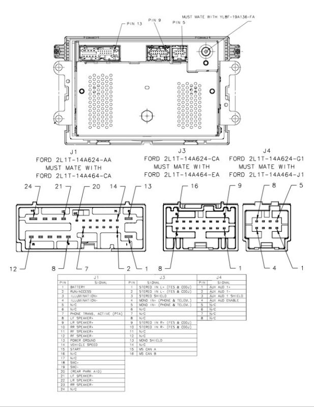 1998 Ford expedition speaker wiring diagram