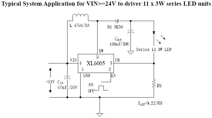 12V diagram Constant Current Driver circuit