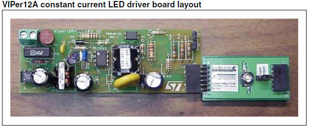 White LED driver constant current isolated offline circuit diagram pcb